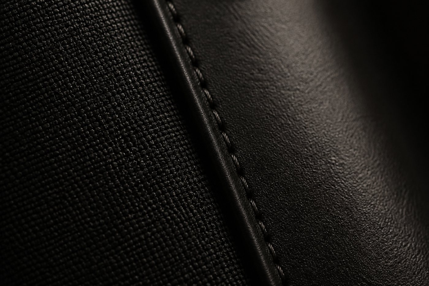 Coated canvas and leather